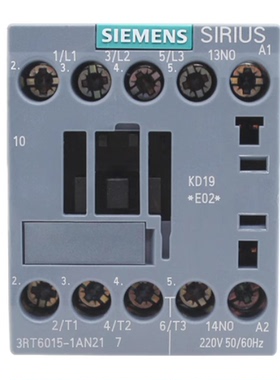原装正品 西门子 交流接触器E02 3RT6015-1AN21 220V 50/60Hz电梯
