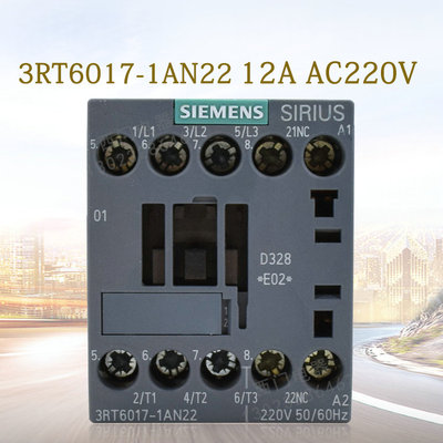 正品 西门子 交流接触器 SIRIUS 3RT6017-1AN22 AC220V 抱闸电梯