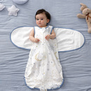 初新生婴儿襁褓式睡袋防惊跳包巾春夏四季通用薄款宝宝抱被防踢被