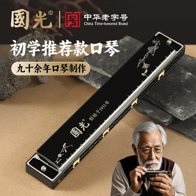 国光口琴24孔复音c调初学推荐款