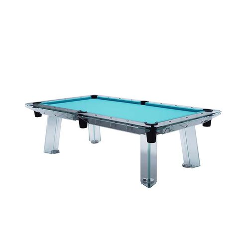 豪宅室内轻奢钢化玻璃台球桌定制