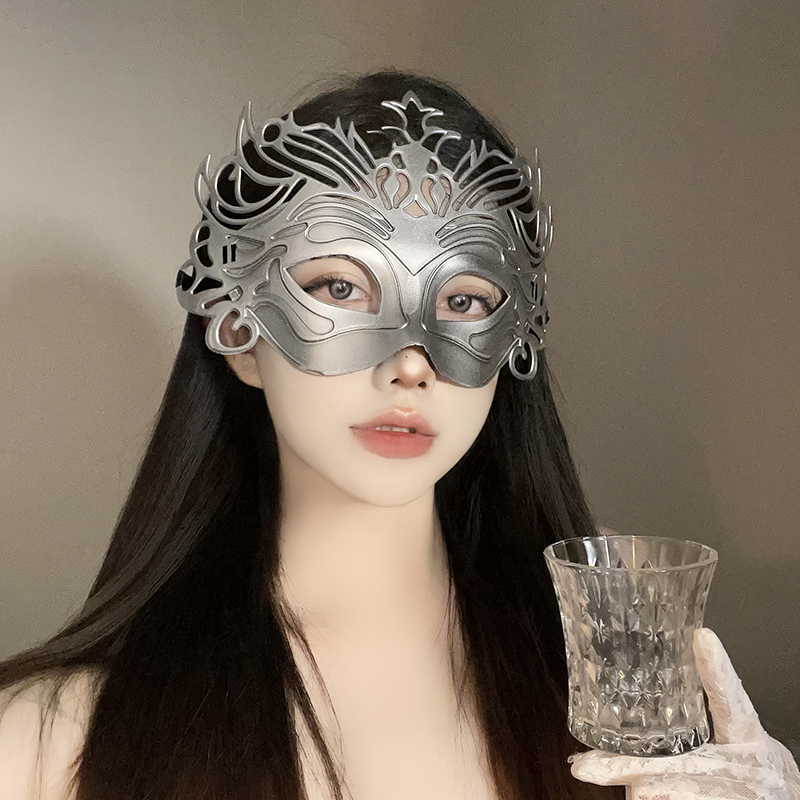 皇冠拍照舞会仿真立体全脸面具
