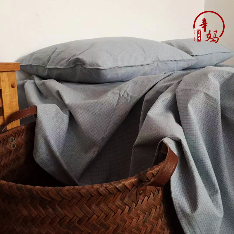 经典纯棉老粗布新款加厚床单