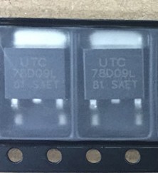 UTC78D09L 78D09L贴片 TO-252 电压稳压器0.5A 全新原装直拍
