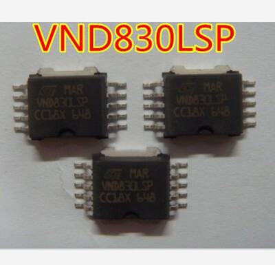 VND830LSP 双通道电源驱动芯片 汽车发动机车身电脑板IC 贴片10脚