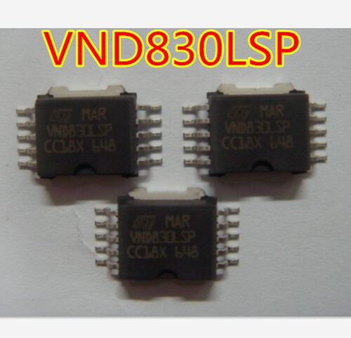 VND830LSP 双通道电源驱动芯片 汽车发动机车身电脑板IC 贴片10脚
