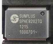 直拍 全新凌阳移动EVD DVD专用芯片 SPHE8202TQ