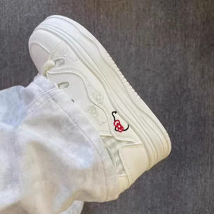 百搭卡通小众鞋子女童小白鞋女款学生鞋休闲运动鞋中大童软底板鞋