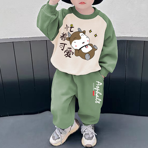 男女童春秋卫衣两件套装