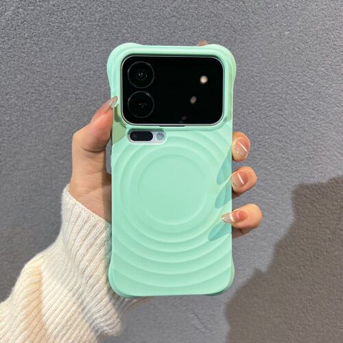 ins网红仙女波漾纹壳适用于小米17promax手机壳新款液态硅胶磁吸小米17pro保护壳高级感Xiaomi17纯色情侣防摔
