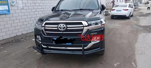 LC100LC200兰德酷路泽金属前后防撞杠保险杠竞技杠爬梯行李架