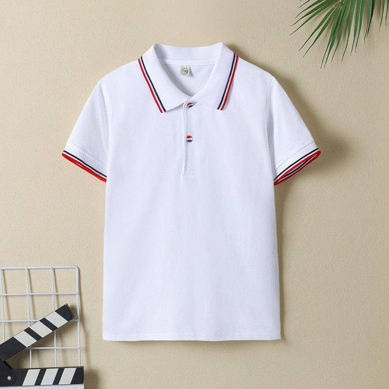 中小学生表演校服班服polo衫幼儿园白色园服儿童短袖纯白T恤夏装,童装/婴儿装/亲子装,儿童POLO衫,淘宝优惠券,粉丝福利购,淘宝优惠卷
