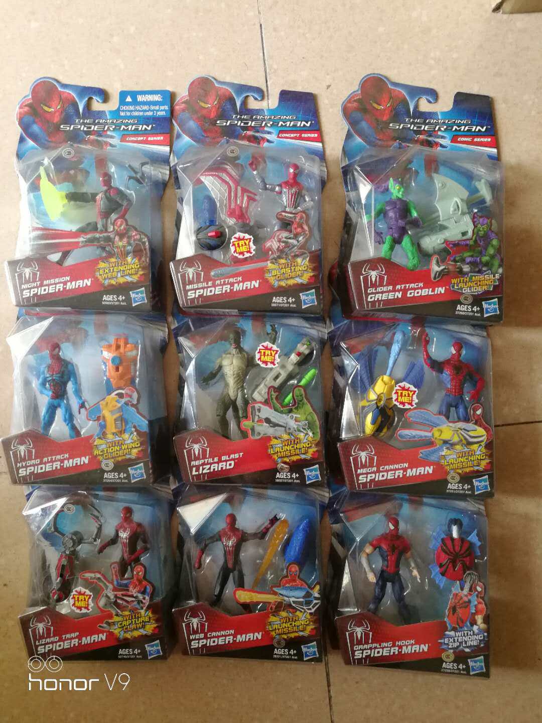 现货孩之宝超凡蜘蛛侠The Amazing Spider-Man3.75寸可动人偶摆件