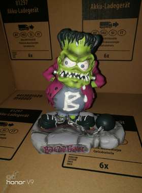 现货弗兰肯斯坦怪物 科学怪人Bone Bad Frank稀有款Sofubi 手办d7