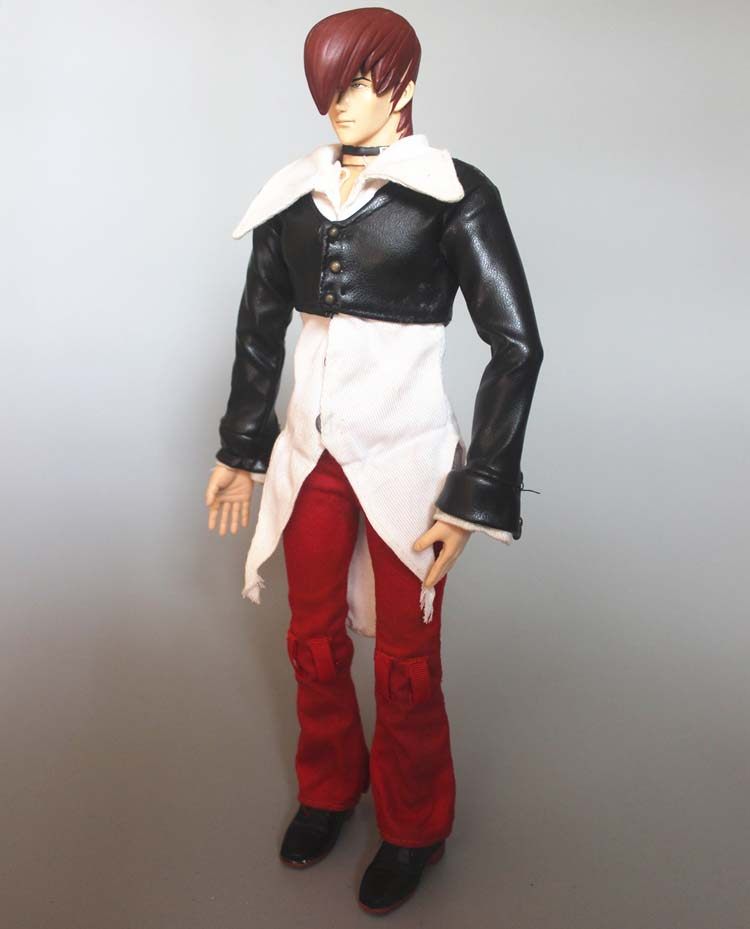 日版散货2001街头霸王 卡普空对SNK 2 八神庵 超可动人偶手办d8