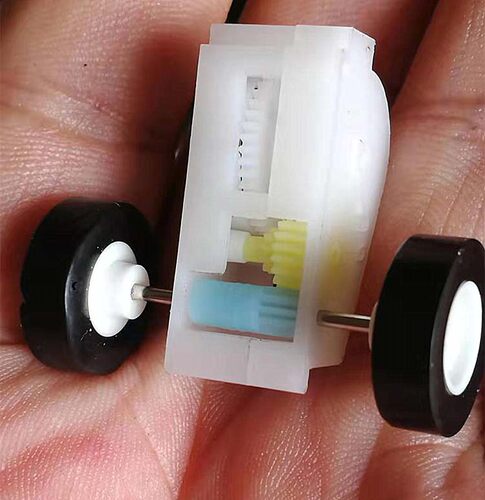 惯性回力齿轮塑料牙箱玩具