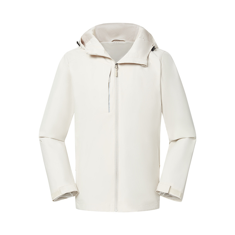 官方正品新款防风防雨冲锋衣定 制印绣logo工作服男女秋冬季冲锋