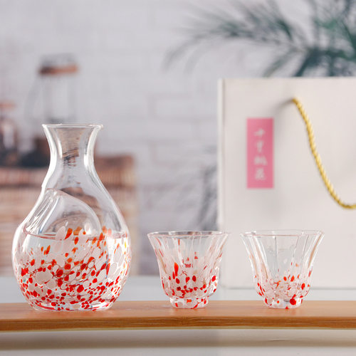 彩点清酒杯果酒杯日料女生酒器