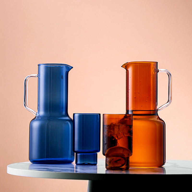 彩色玻璃水壶耐热凉水壶水具客厅