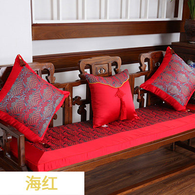 竹月阁红木沙发垫坐垫中式布艺沙发坐垫实木沙发垫含芯加厚可定做