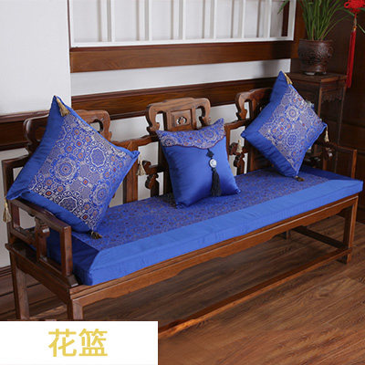 竹月阁红木沙发垫坐垫中式布艺沙发坐垫实木沙发垫含芯加厚可定做