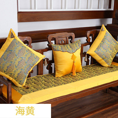 竹月阁红木沙发垫坐垫中式布艺沙发坐垫实木沙发垫含芯加厚可定做