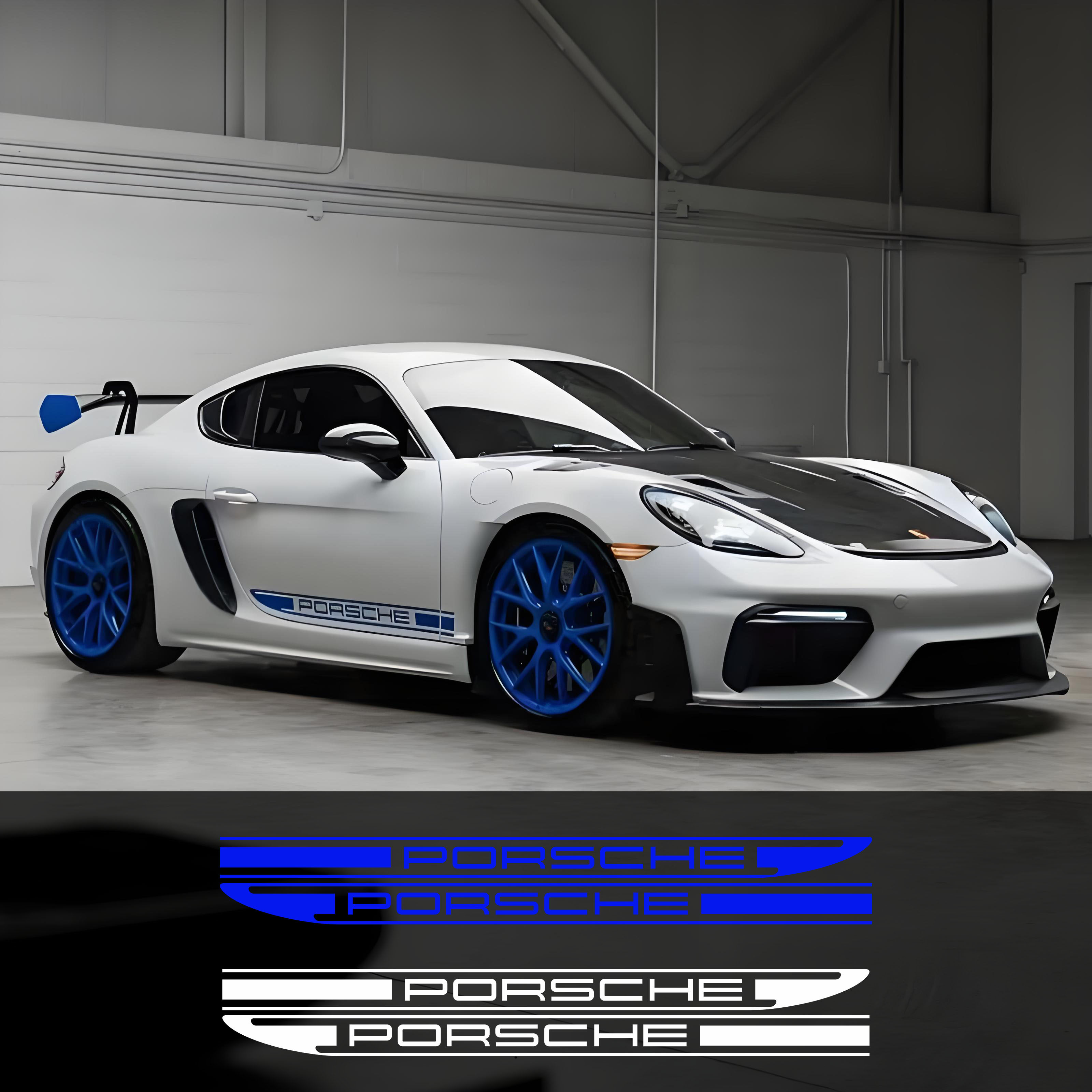 适用于保时捷718车贴拉花Boxster