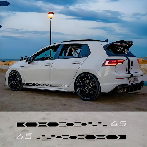 高尔夫45周年纪念款车身贴