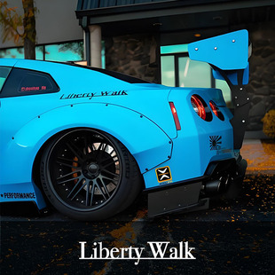 适用于LBWORKS汽车宽体改装LibertyWalk改装反光防水贴纸拉花