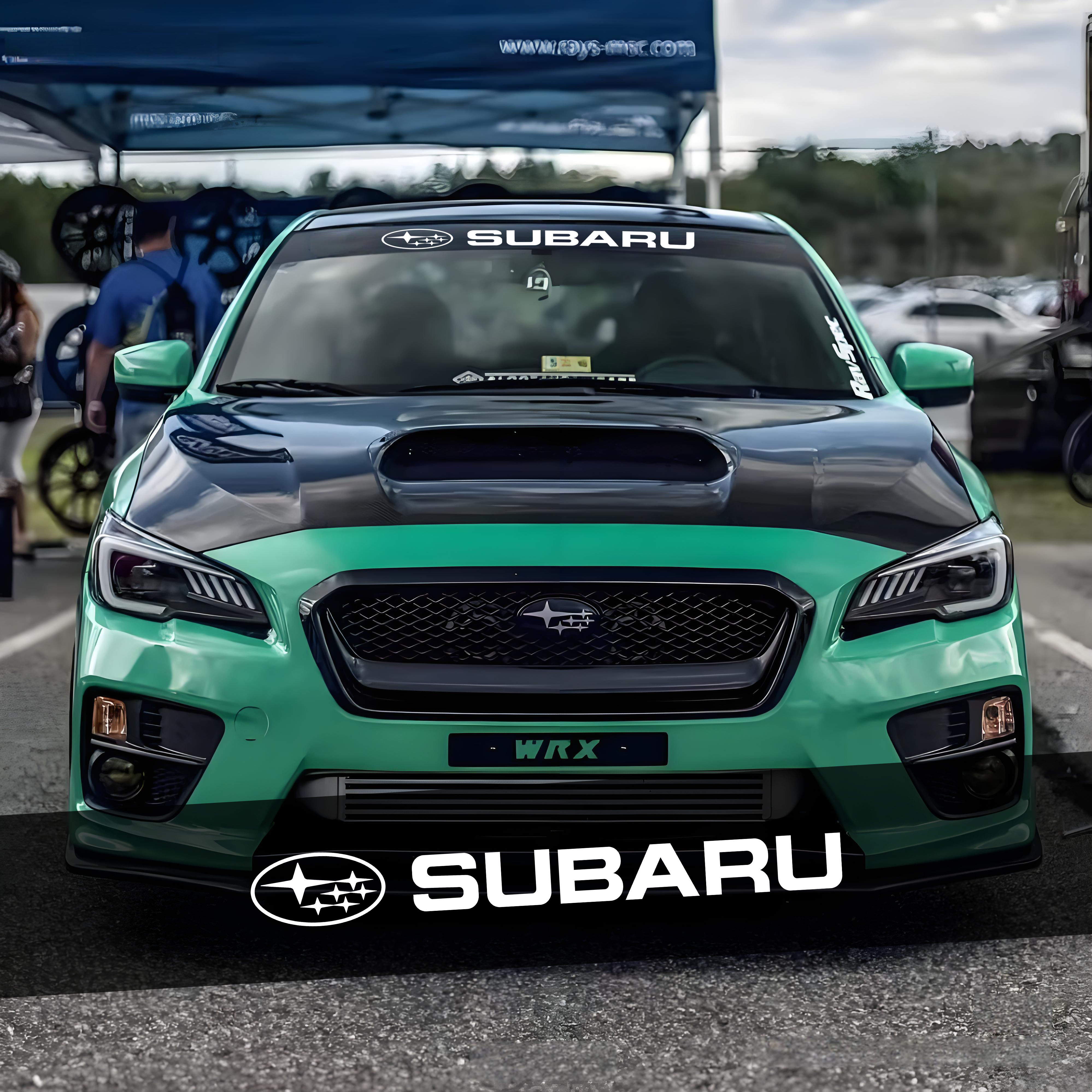 适用于森林人汽车前挡装饰贴纸