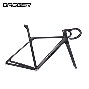 DAGGER铝合金内走线公路车架车架碳纤维桶轴前叉平把超轻内走线架