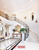 摄影背景纸 宫廷视频直播挂布 影楼拍照婚纱摄影高清楼梯室内欧式