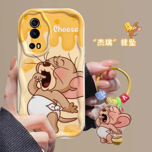 适用于IQOOZ3手机壳新款杰瑞鼠IQOO卡通全包Z3防摔男女全新IQOOZ可爱个性款挂坠保护套高级硅胶软壳潮牌小众