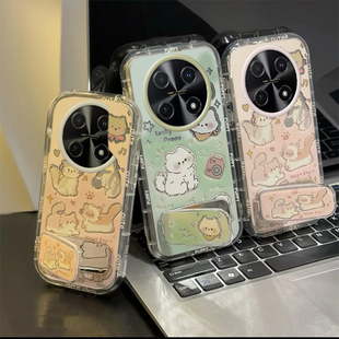 A5女a7a8A9a11x满屏猫咪 a1x镜面a35g高级a32A36a55A57a58A72a93s防摔活力版 适用OPPOA5pro手机壳a3 a2pro新款