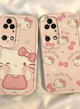 鼎桥TD Tech P50手机壳华为智选AVA一PA00保护套TDTech新款TDP外壳可爱kt猫TDTechP50全包防摔TechP女款AVAPA