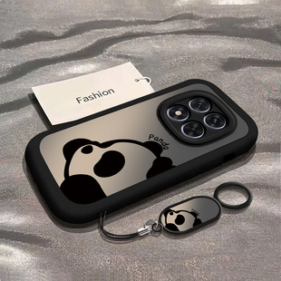 适用红米note14pro+手机壳小米note13pro新款note12turbo3硅胶note11tpro防摔10全包9/87渐变熊猫redmi14r9a