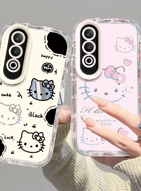 适用于OPPOk12手机壳k10pro/k9s/k7新款镜面r17防摔k10活力版凯蒂猫kt猫oppk11x全包女款k7x高级感opor15网红