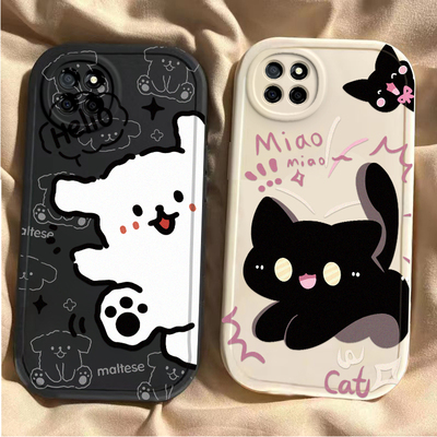 realme手机realme真我V3硅胶卡通