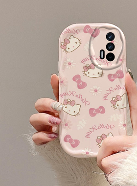 适用于realme真我GTNeo手机壳RMX3031卡通3350套GTNoe新款凯蒂猫硅胶全包防摔RealmeGTNeo女生relamegtneo
