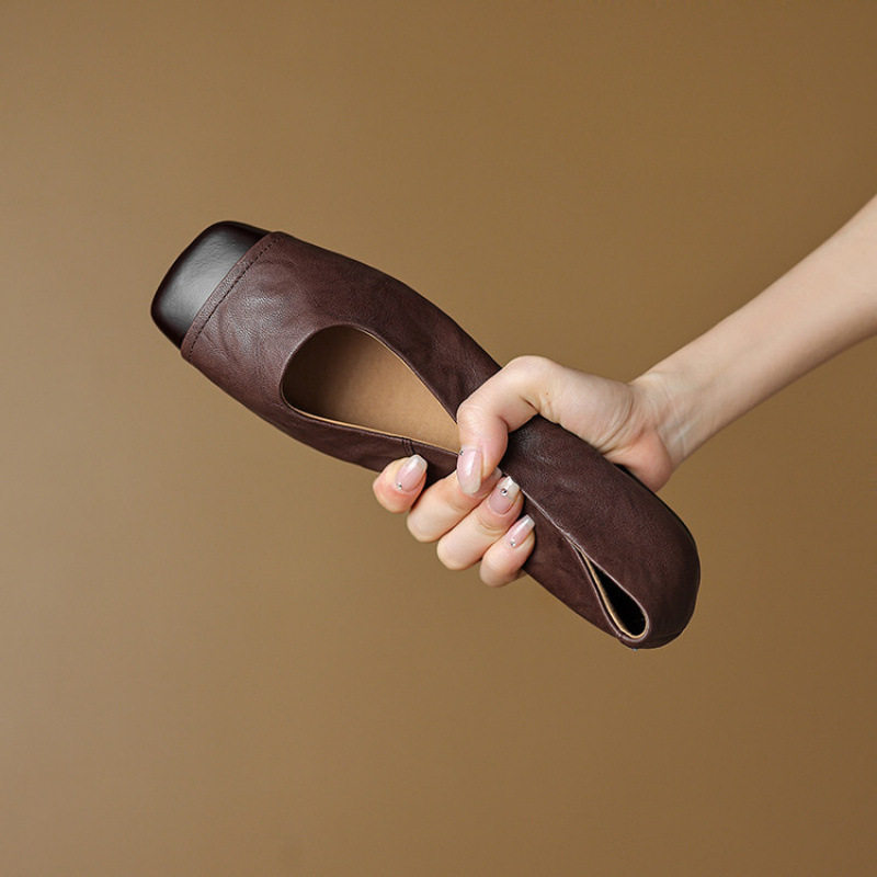 新中式国风时尚拼接软面方头浅口豆豆鞋女秋真皮平底奶奶通勤单鞋,居家布艺,居家婚庆拖鞋,淘宝优惠券,粉丝福利购,淘宝优惠卷