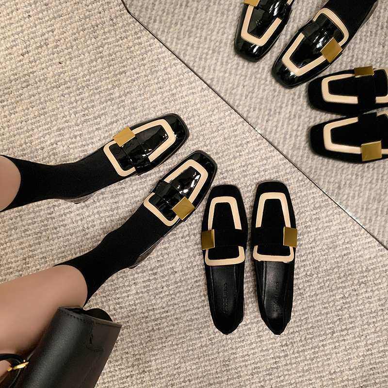 英伦风小方头气质设计感低跟乐福鞋2024春夏新款金属方扣深口单鞋,户外/登山/野营/旅行用品,登山鞋/徒步鞋,淘宝优惠券,粉丝福利购,淘宝优惠卷