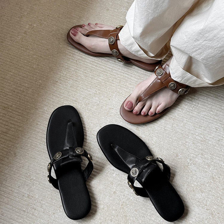 2025欧洲站夏季新款度假风人字拖鞋女时尚外穿平底夹趾凉拖凉鞋潮,运动鞋new,跑步鞋,淘宝优惠券,粉丝福利购,淘宝优惠卷