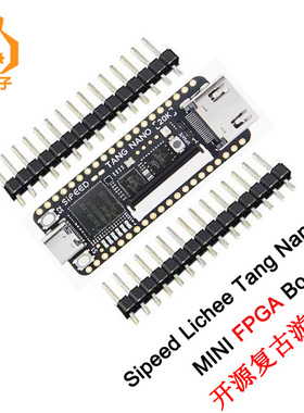 荔枝派糖Lichee Tang Nano 20K游戏机FPGA Sipeed RISCV Linux
