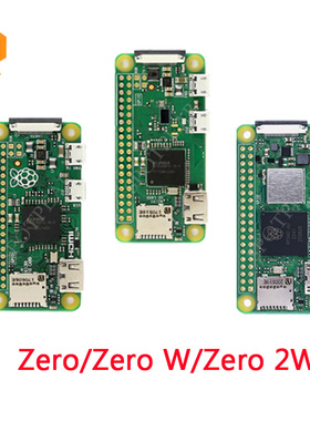 树莓派zero主板zero w开发板 Raspberry pi zero 2w PI0 wh带焊接