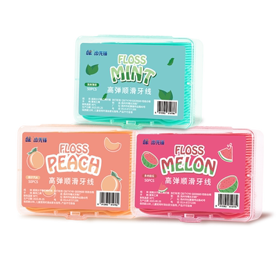 健牌果味牙线清新口气