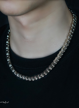 原创设计单车链条超细无性别项链