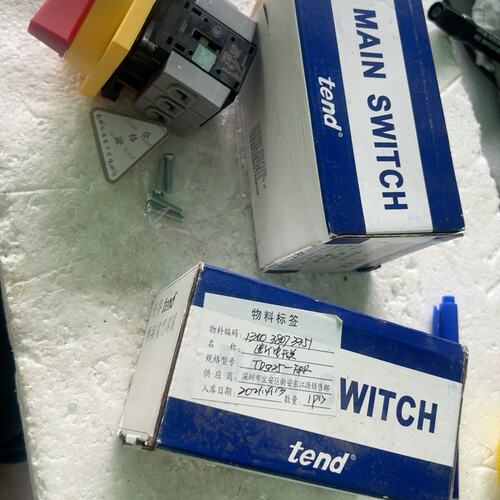 议价TEND天得TDS25-FRR主开关，690VAC 25A，可维修