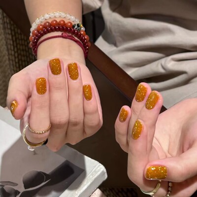 日本Enoi dIamond flash 碎钻胶 闪钻 甲油胶 F16 绝美招财黄