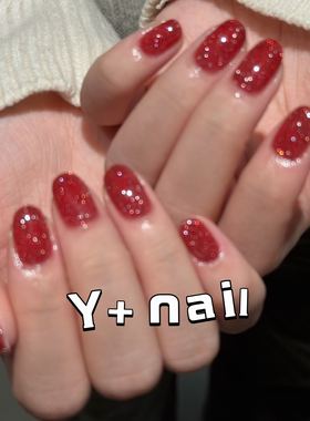 日本enoi 闪闪碎钻胶 f12 显白草莓红