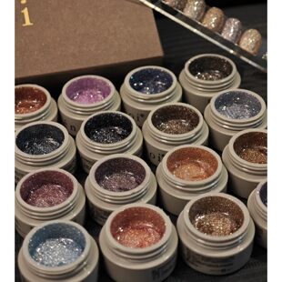 日本enoi碎钻胶美甲 新色甲油胶 Enoi碎钻胶超闪 F23-42